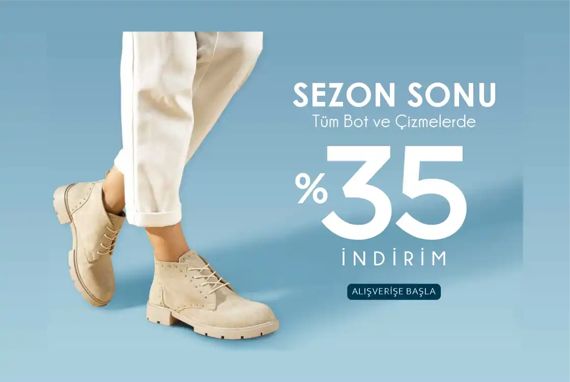 Bej bilek botları.