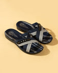 Ege’s Shoes Çapraz Bant Rahat Kalıp Günlük Erkek Terlik M659 - 483054256440