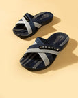 Ege’s Shoes Çapraz Bant Rahat Kalıp Günlük Erkek Terlik M659 - 483054256440
