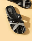 Ege’s Shoes Çapraz Bant Rahat Kalıp Günlük Erkek Terlik M659 - Gri / 40 - 483054256440