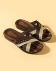 Ege’s Shoes Çapraz Bant Rahat Kalıp Günlük Erkek Terlik M659 - 483054256440