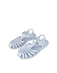 Pembe Potin Arkası Açık Tokalı Çocuk Sandalet 74-12-24Ç - Beyaz / 30 - 483053928760