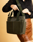 Pembe Potin Büyük Boy Çok Bölmeli Kadın Omuz Çantası BAG4298 - 483054387512