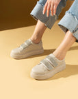 Pembe Potin Çift Bant Taş Detaylı Kalın Taban Kadın Sneaker 001-8282-24 - Nut / 36 - 483054747960