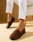 Pembe Potin Comfort Taban İç Astar Deri Kadın Ayakkabı 43-5566-23 - 483054289208