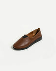 Pembe Potin Comfort Taban İç Astar Deri Taşlı Kadın Ayakkabı 43-5501-23 - Taba / 36 - 483054289208