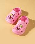 Pembe Potin Eva Comfort Taban Çocuk Sandalet CY24-100 - 483053928760