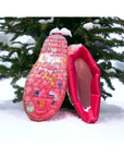 Pembe Potin İçi Kürklü Su Geçirmez Kırılmaz PVC Taban Yağmur ve Kar Çocuk Çizmesi Y-500 - Pembe / 24 - 483053764920