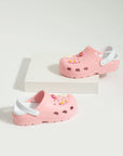 Pembe Potin Kedi Maskotlu Rahat Taban Eva Kadın Sandalet 001-0222-23 - 483054682424