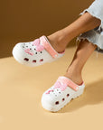 Pembe Potin Papyonlu Comfort Taban Eva Kadın Sandalet 001-0333-23BeyazPudra - Beyaz / 36 - 483054682424