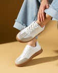 Pembe Potin Rahat Taban Bağcıklı Kadın Sneaker 001-7001-25 - 483054747960