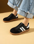 Pembe Potin Rahat Taban Bağcıklı Kadın Sneaker 001-7001-25 - 483054747960