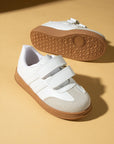 Pembe Potin Rahat Taban Cırtlı Çocuk Sneaker 001-7000-25 - 483053699384