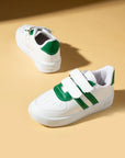 Pembe Potin Rahat Taban Cırtlı Çocuk Sneakers 001-700-23BTaban - Beyaz / 24 - 483053699384