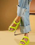 Pembe Potin Rahat Taban Eva Kadın Sandalet DNZ 54 - 483054682424