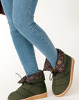 Pembe Potin Rahat Taban Paraşüt Moda Kadın Bot&Bootie 007-1494-22 - 483009364280