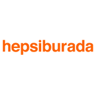 Beyaz arka planda turuncu 'hepsiburada' logosu.