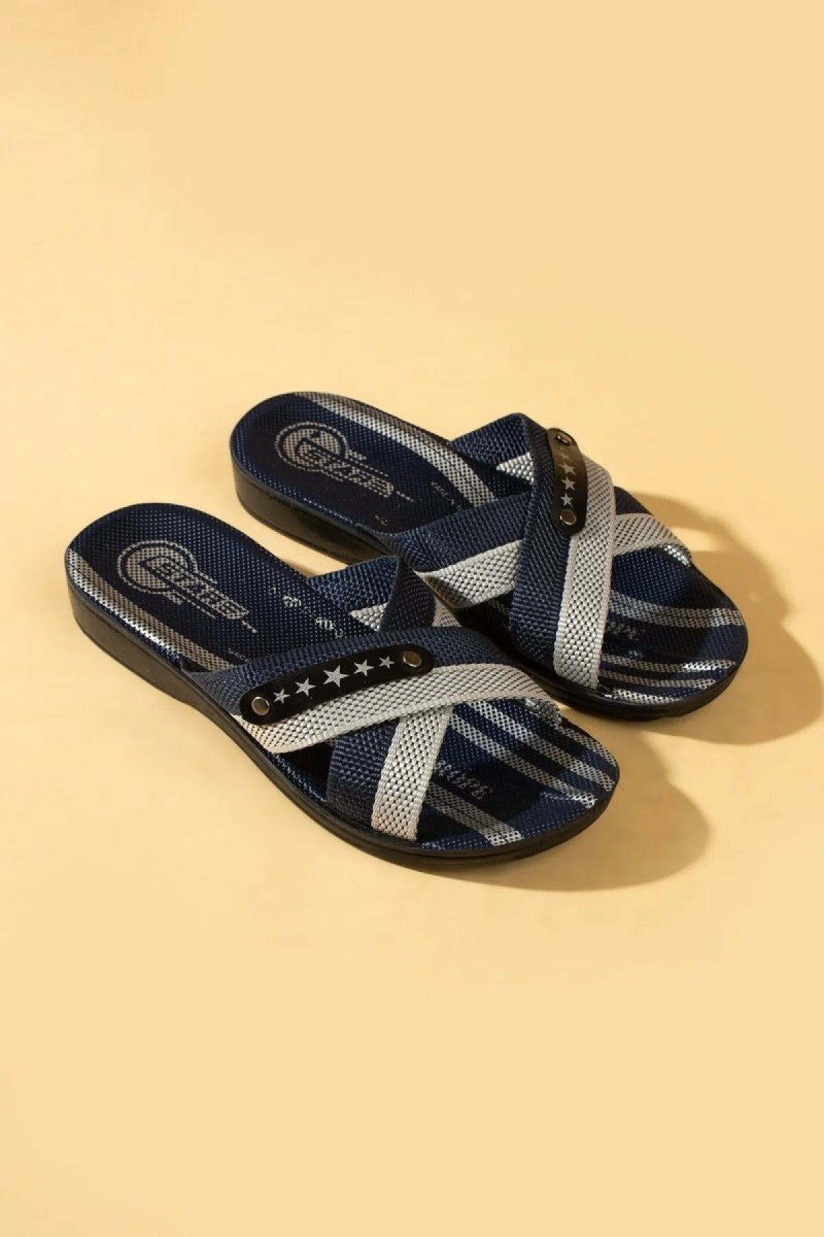 Ege’s Shoes Çapraz Bant Rahat Kalıp Günlük Erkek Terlik M659 - 483054256440