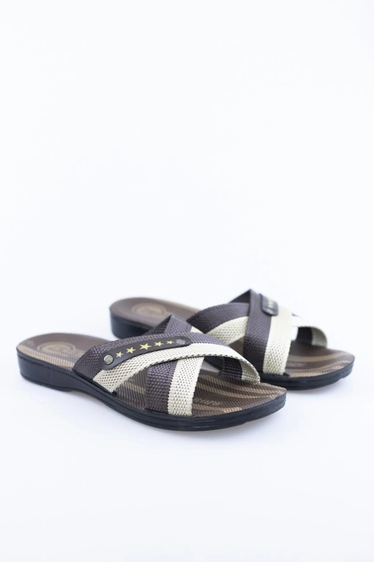Ege’s Shoes Çapraz Bant Rahat Kalıp Günlük Erkek Terlik M659 - 483054256440