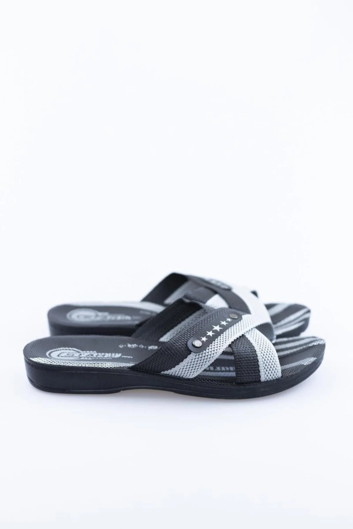 Ege’s Shoes Çapraz Bant Rahat Kalıp Günlük Erkek Terlik M659 - 483054256440