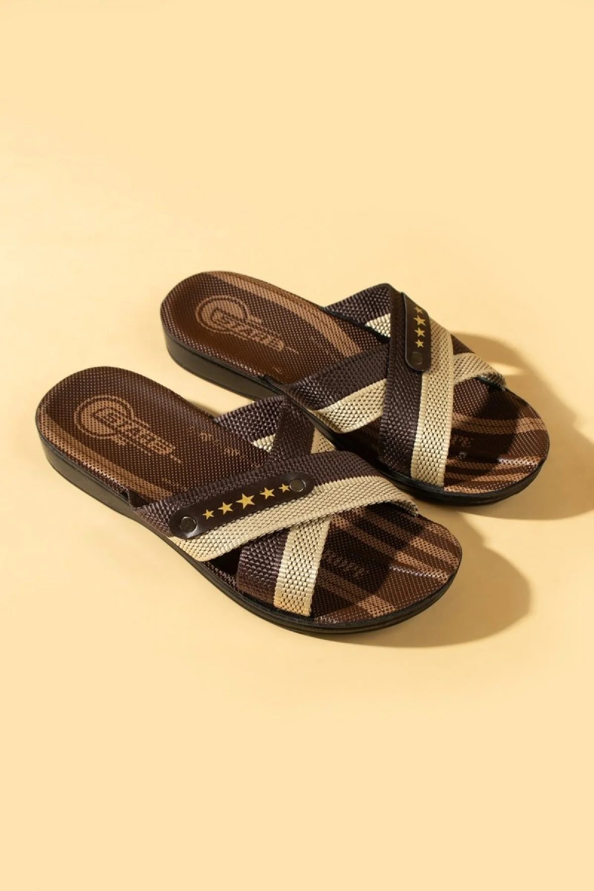Ege’s Shoes Çapraz Bant Rahat Kalıp Günlük Erkek Terlik M659 - 483054256440