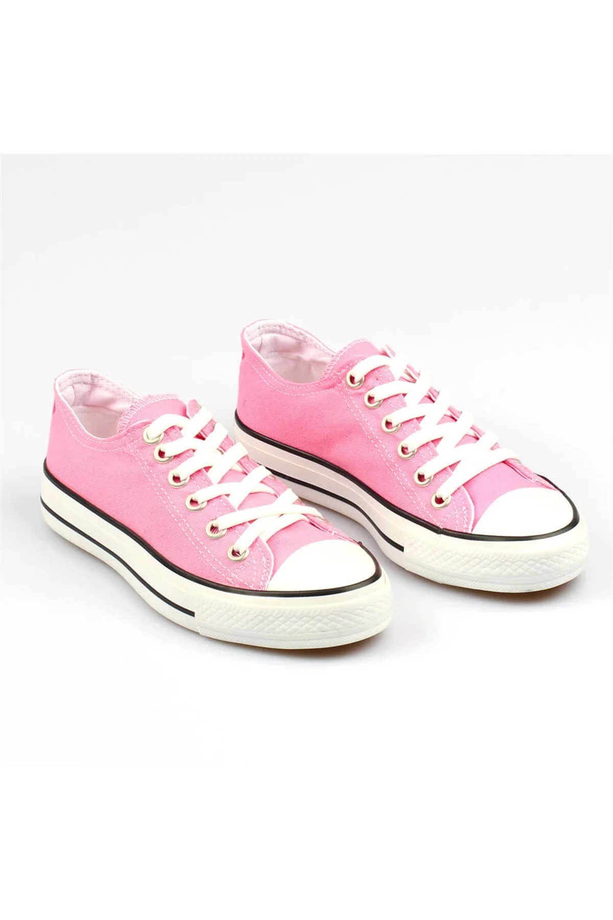 Pembe Potin All Star Kadın Ayakkabı A3232-20 Pembe - 483054289208
