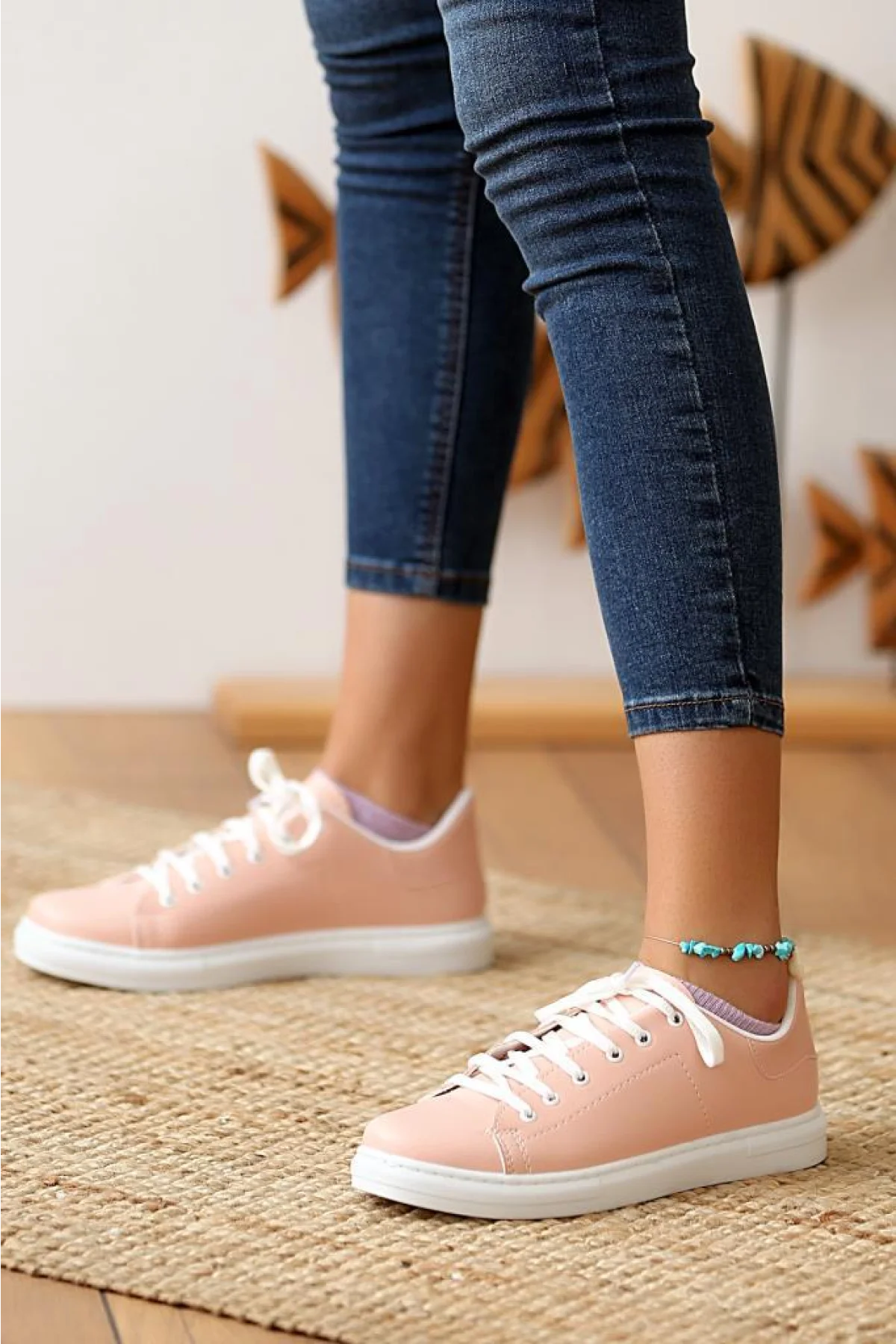 Pembe Potin Casual Ayakkabı 006-300-21 - 483054289208
