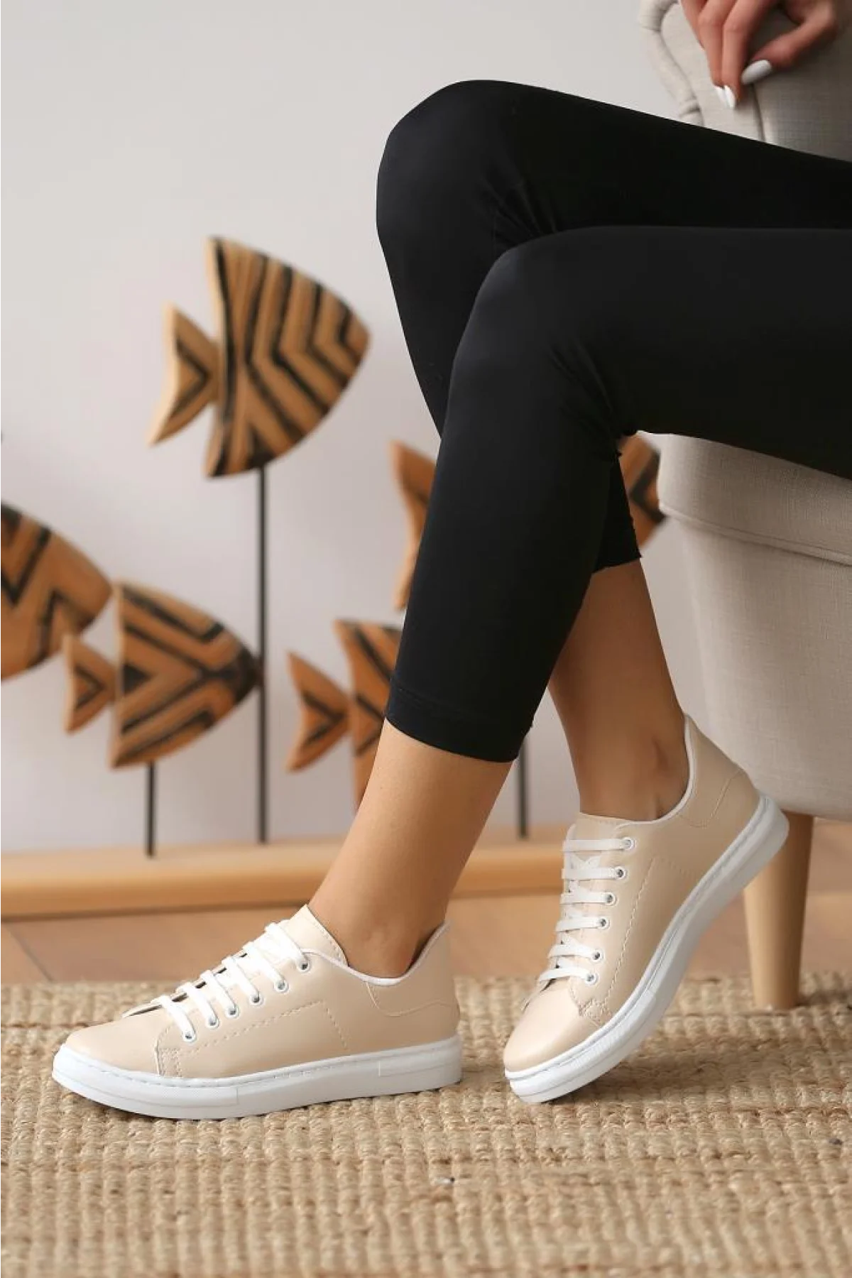 Pembe Potin Casual Ayakkabı 006-300-21 - 483054289208