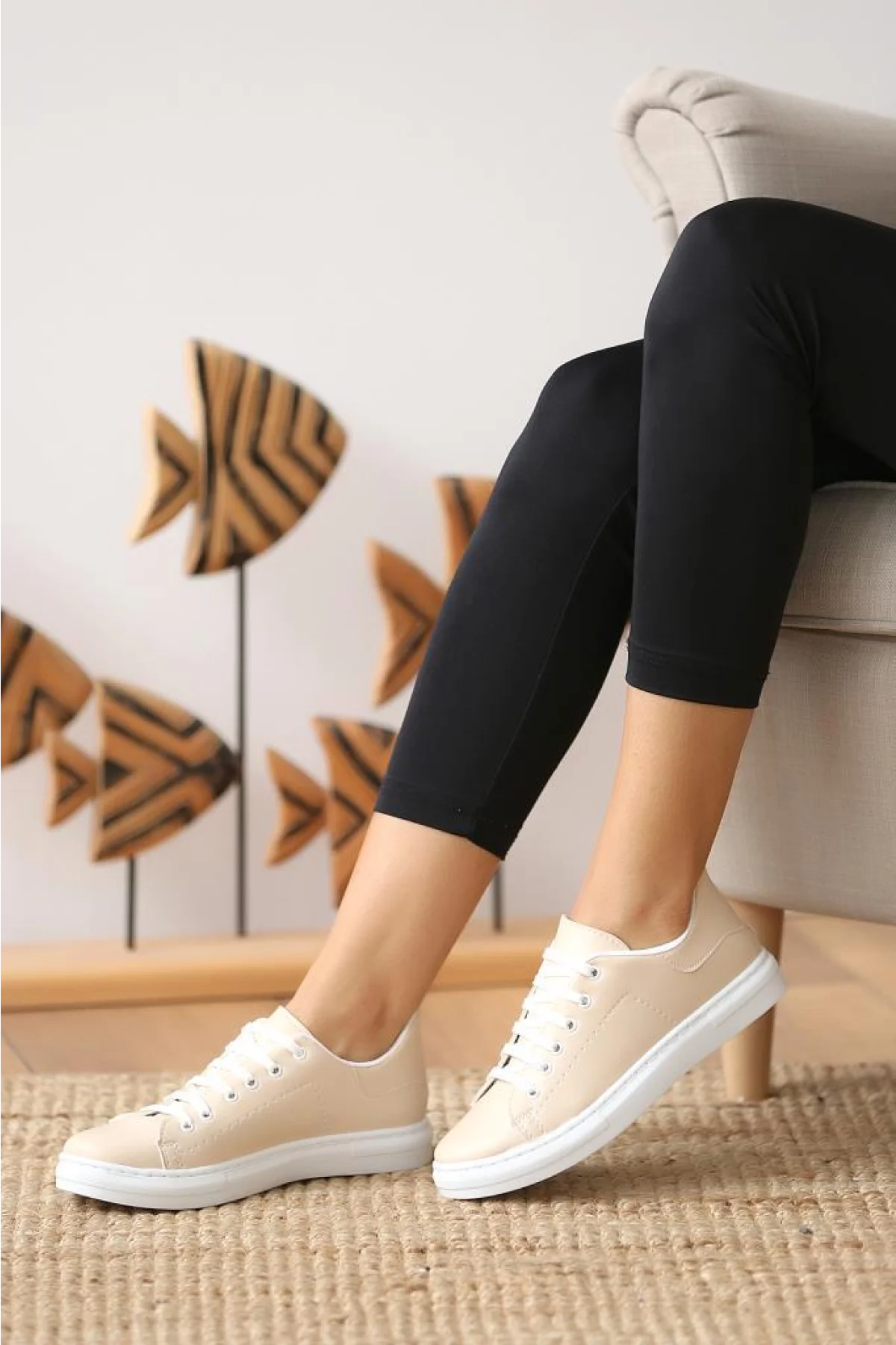 Pembe Potin Casual Ayakkabı 006-300-21 - Nut / 36 - 483054289208