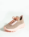 Pembe Potin Fileli Bağcıklı Anatomik Taban Kadın Sneakers 36-155-23 - 483054747960